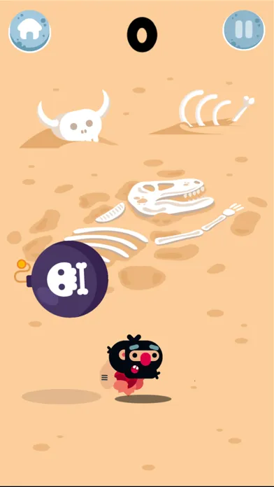 Survive Caveman adventure game سکرین شاٹس