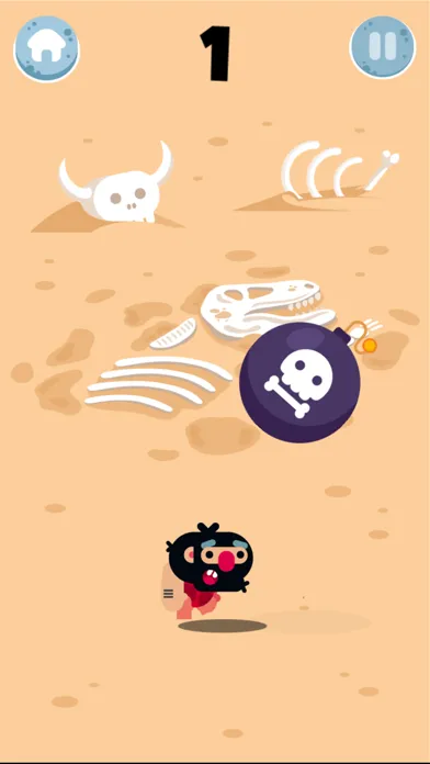 Survive Caveman adventure game سکرین شاٹس