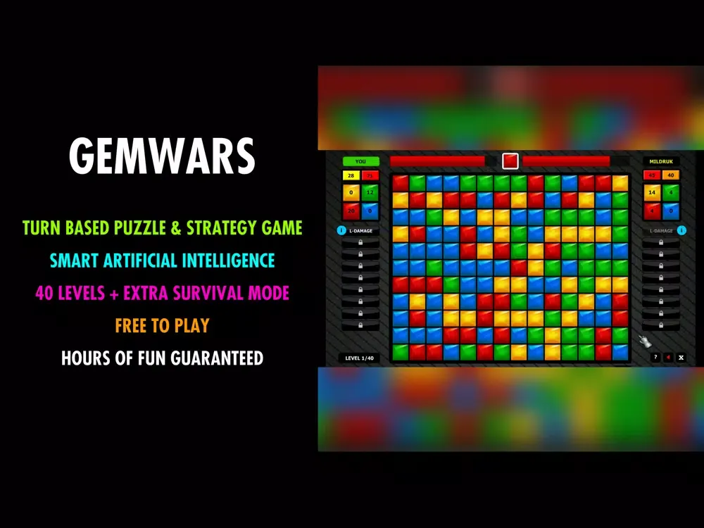 Gemwars LITE iPad  Ekran Görüntüleri