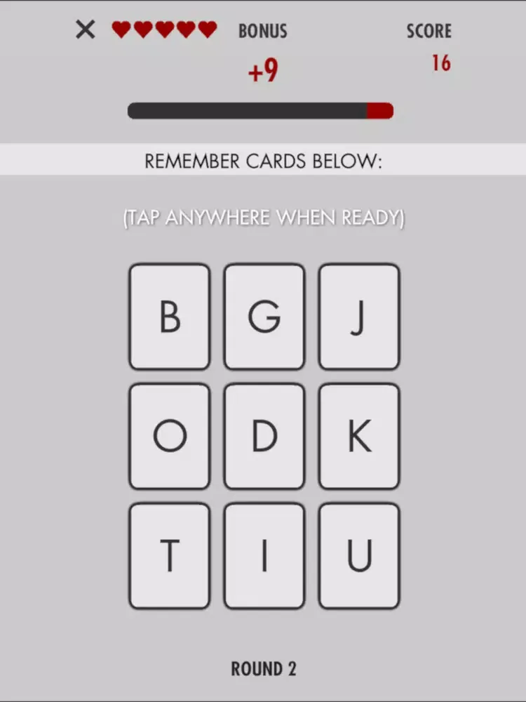 Brain Cards Game iPad 應用截圖