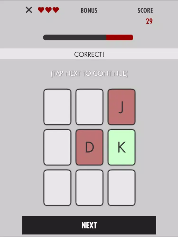 Brain Cards Game iPad 應用截圖