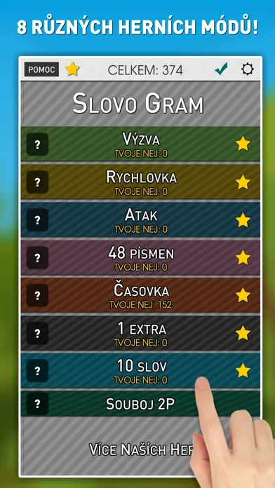 Tangkapan layar Slovo Gram - Česká Slovní Hra