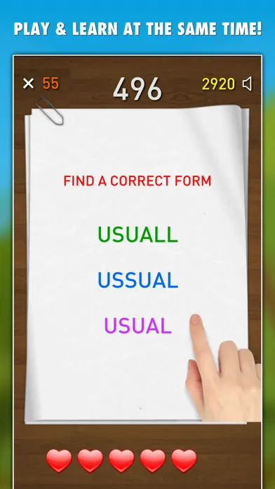 Capturas de tela do Spelling Test & Practice PRO