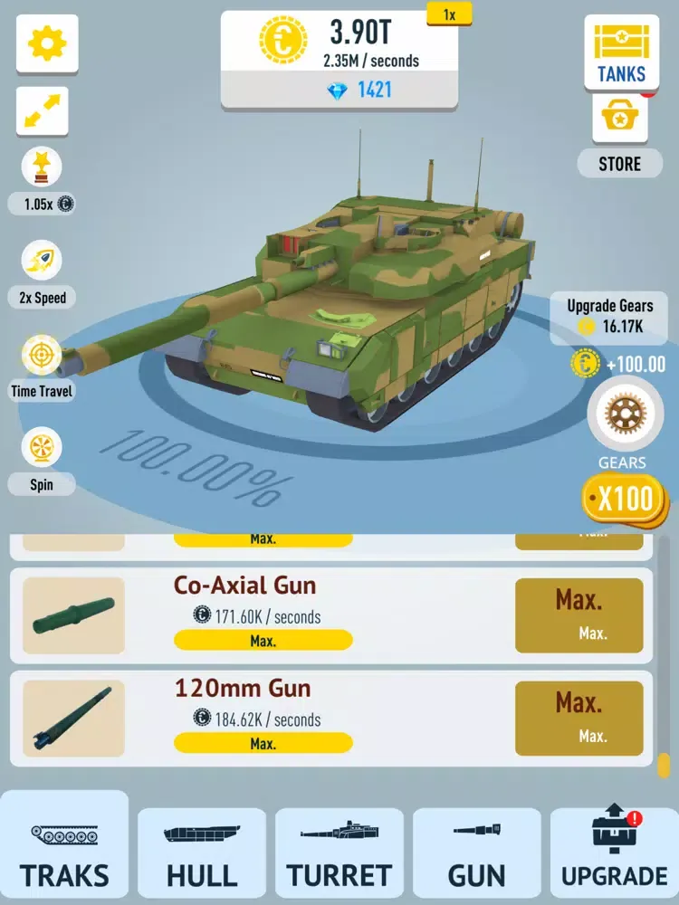 Idle Tanks 3D iPad  Screenshots