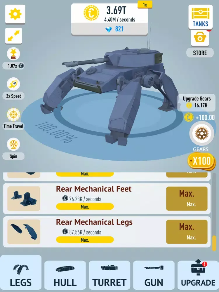 Idle Tanks 3D iPad  Screenshots