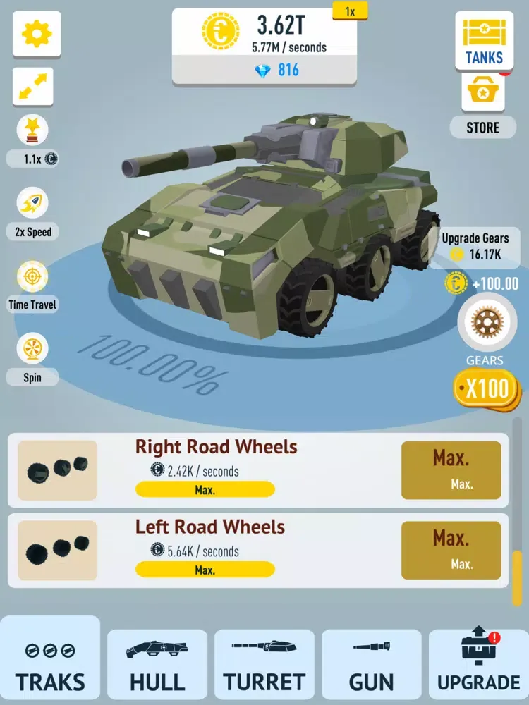 Idle Tanks 3D iPad  Screenshots