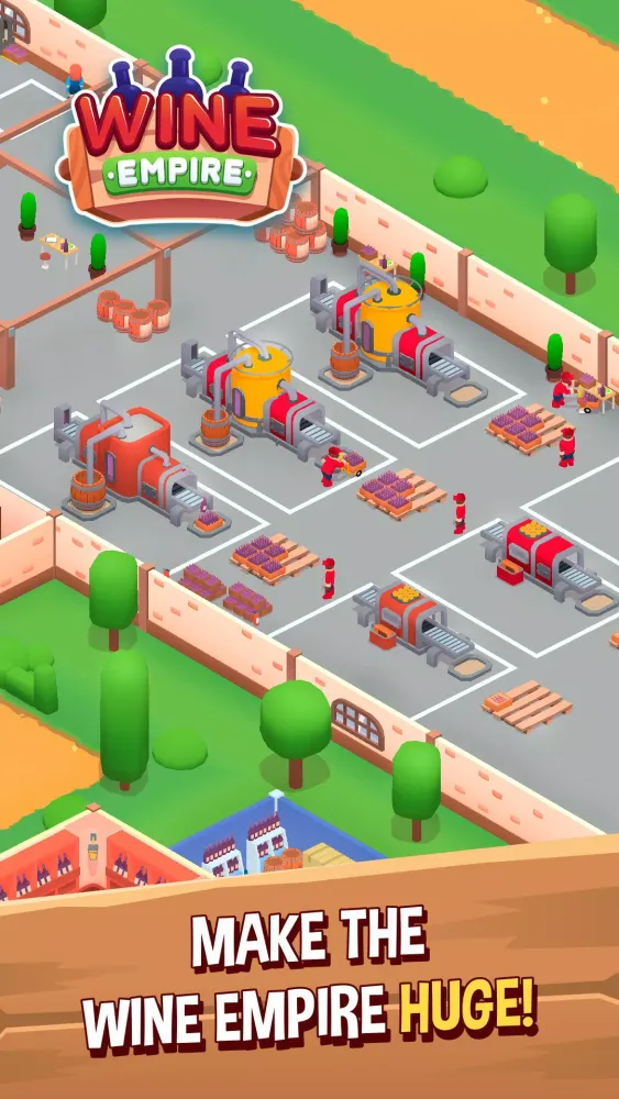 Скриншоты Wine Factory Idle Tycoon Game