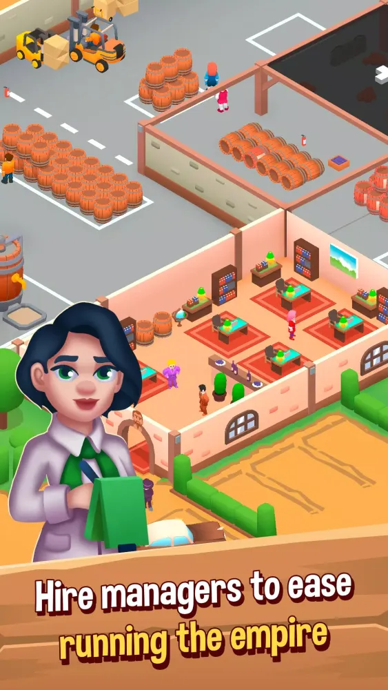 Скриншоты Wine Factory Idle Tycoon Game