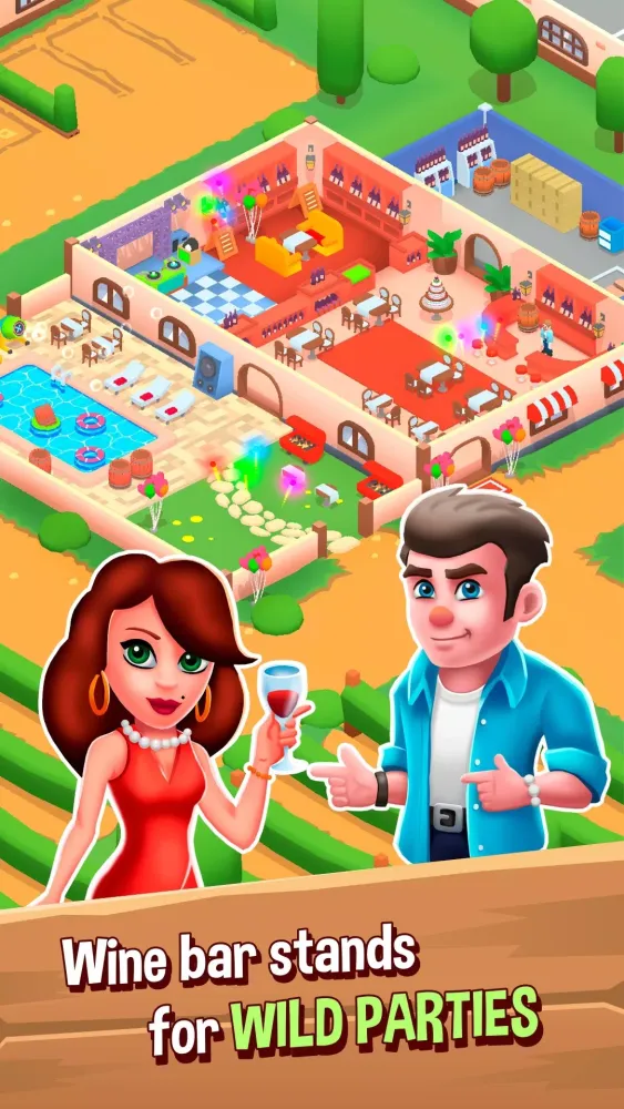 Скриншоты Wine Factory Idle Tycoon Game