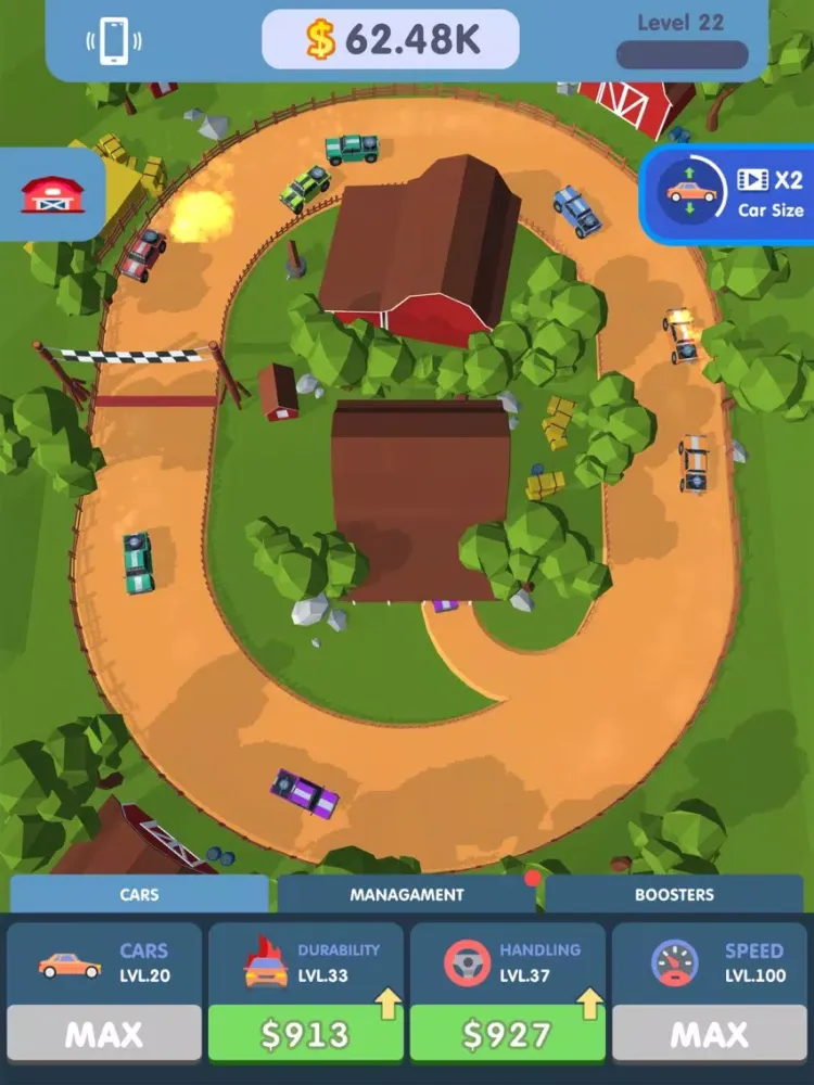 Ảnh chụp màn hình của Racing Tycoon 3D iPad 