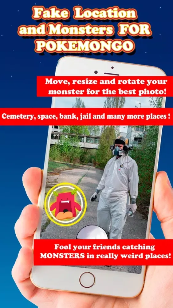 Capturas de tela do Fake Location and Monsters for Pokemon GO