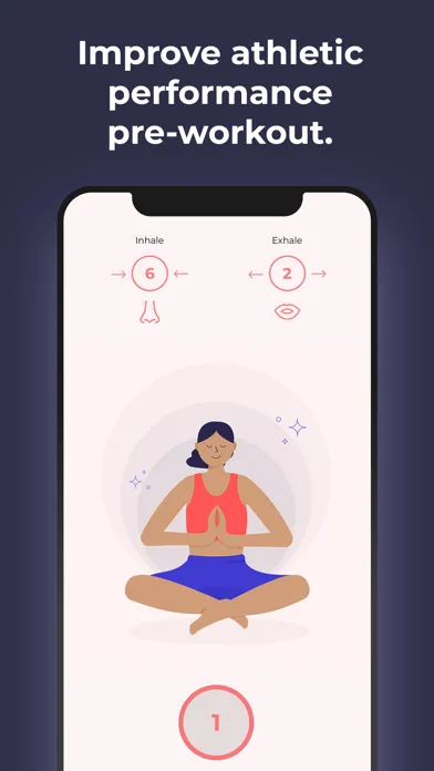Breethr - Breathing Exercises स्क्रीनशॉट