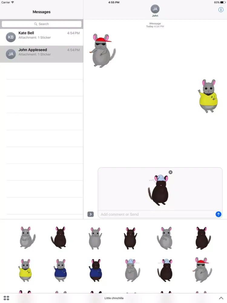 Little Chinchilla iPad  스크린샷