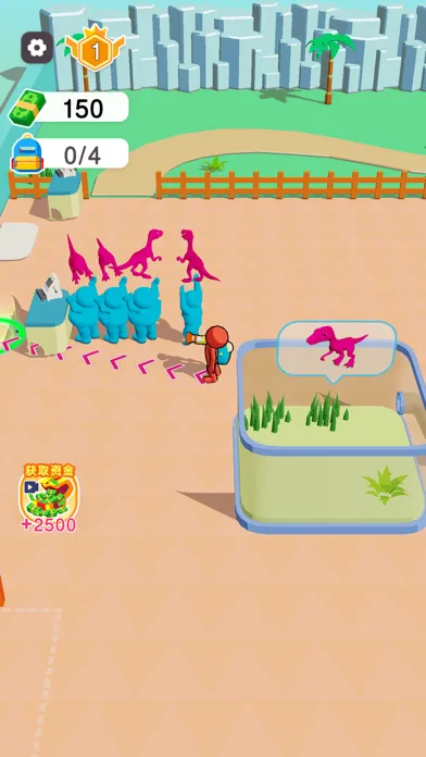 Tangkapan layar Dino World:Dinosaur island