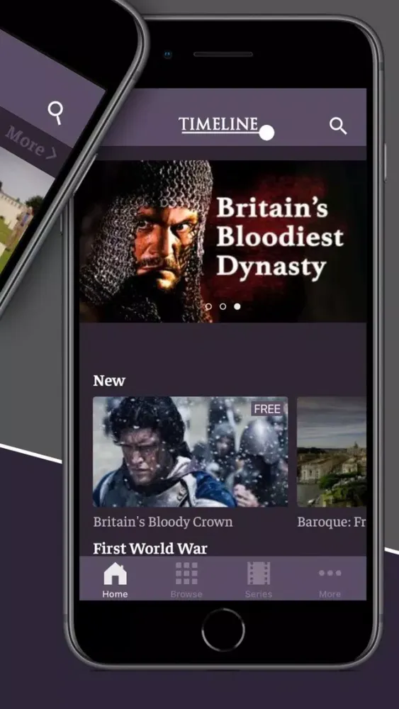 Tangkapan skrin Timeline History Channel