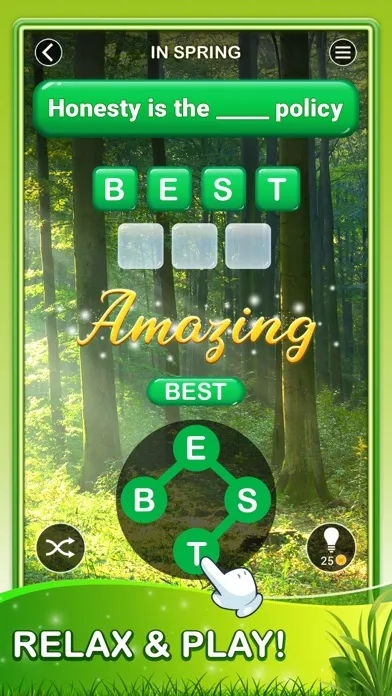 Capturas de pantalla de Word Trip - Word Puzzles Games