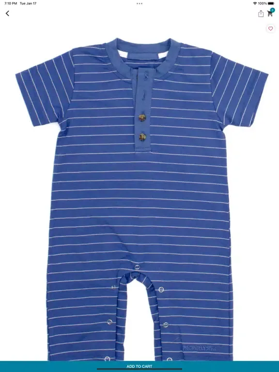 Tangkapan skrin Little Feet Boutique iPad 