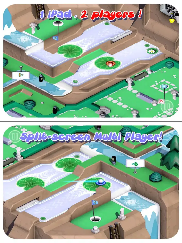 Capturas de tela do Mosaic Mini Golf iPad 