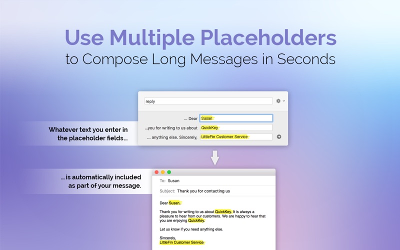 QuickKey–Email & Text Expander应用截图