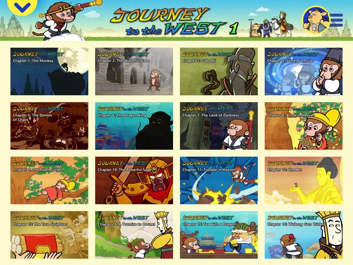 Ảnh chụp màn hình của Journey to the West 1 - Little Fox Storybook iPad 