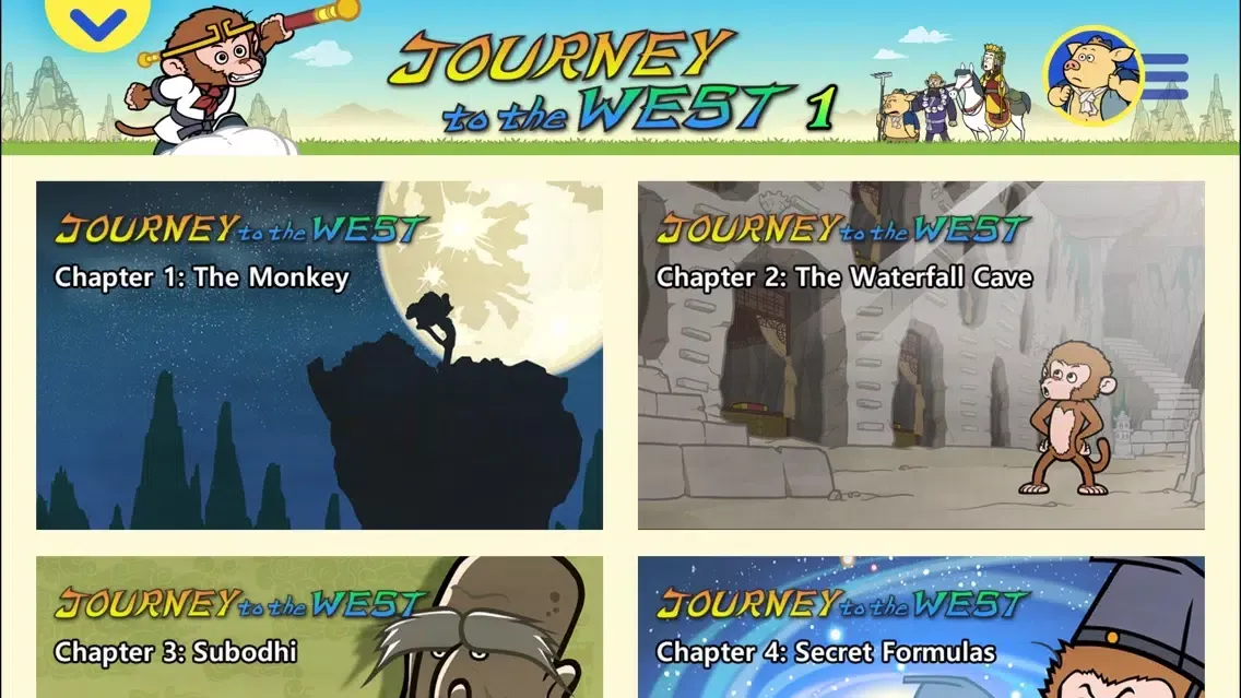 Ảnh chụp màn hình của Journey to the West 1 - Little Fox Storybook