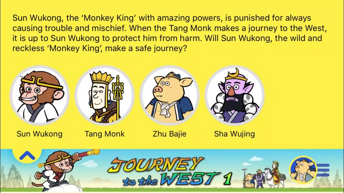 Ảnh chụp màn hình của Journey to the West 1 - Little Fox Storybook