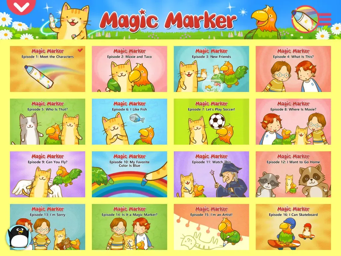 Magic Marker - Little Fox Storybook iPad 應用截圖