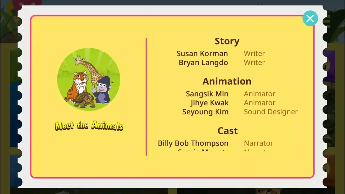 Captures d'écran de Meet the Animals - Little Fox Storybook
