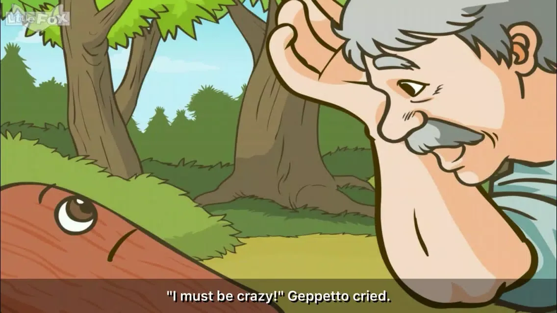 Capturas de tela do Pinocchio - Little Fox Storybook