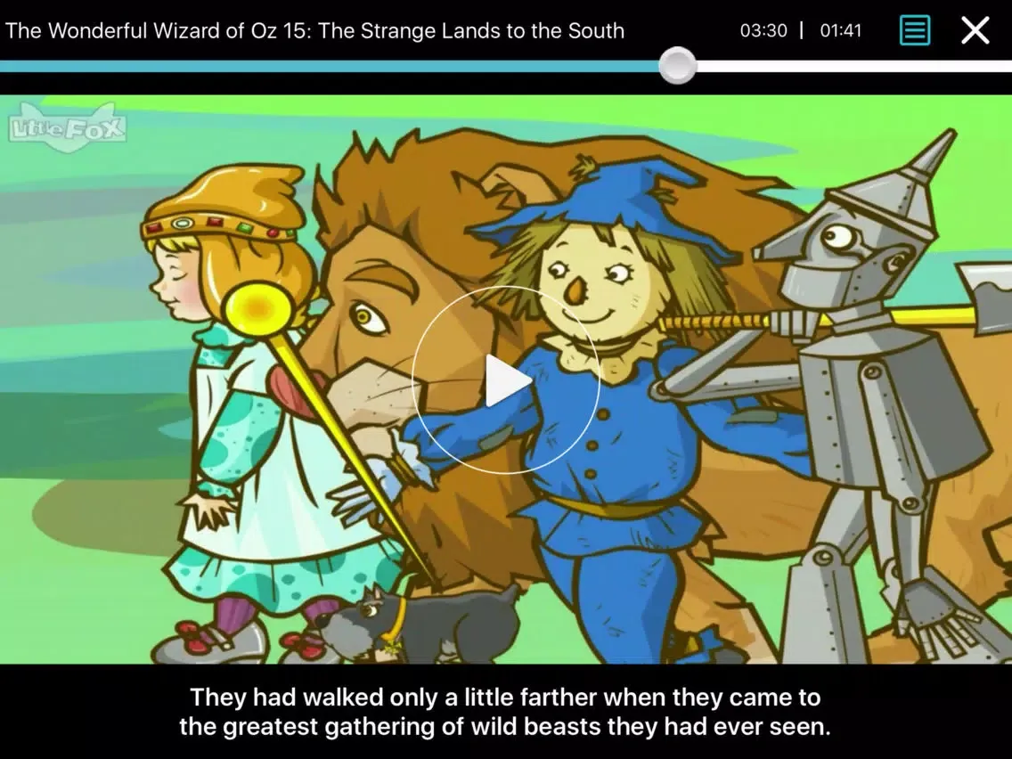 The Wizard of Oz - Little Fox Storybook iPad  স্ক্রিনশট