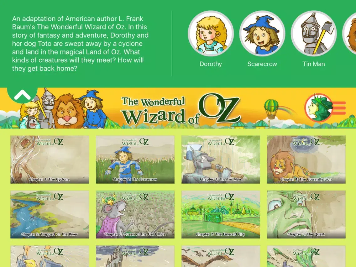 The Wizard of Oz - Little Fox Storybook iPad  স্ক্রিনশট
