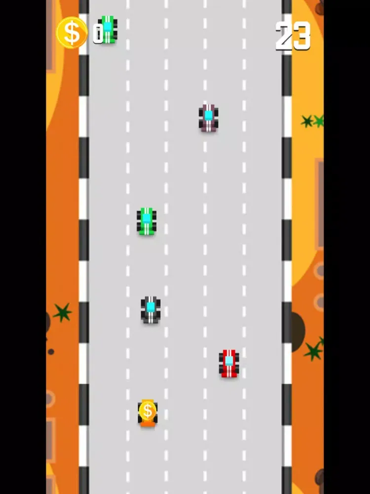 秒速赛车-横冲直撞的公路撞车王 iPad 应用截图