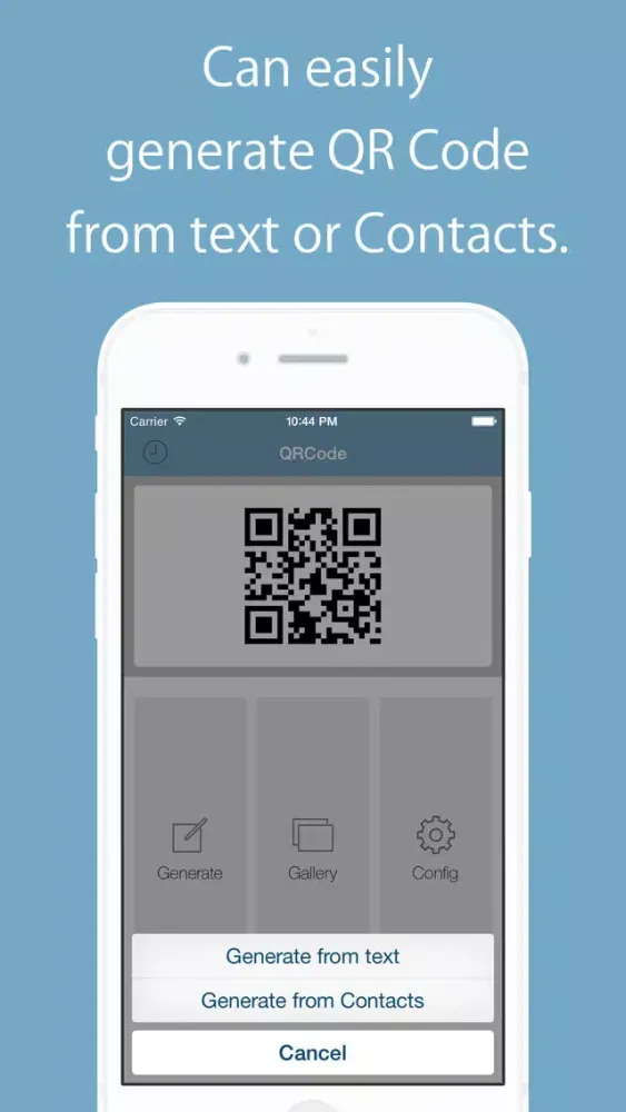 Capturas de tela do QRC - QRCode Reader / Generator for iPhone
