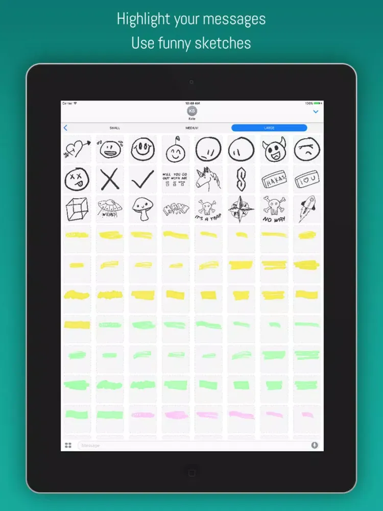 ภาพหน้าจอของ PencilBox: schoolhouse stickers & doodles iPad 