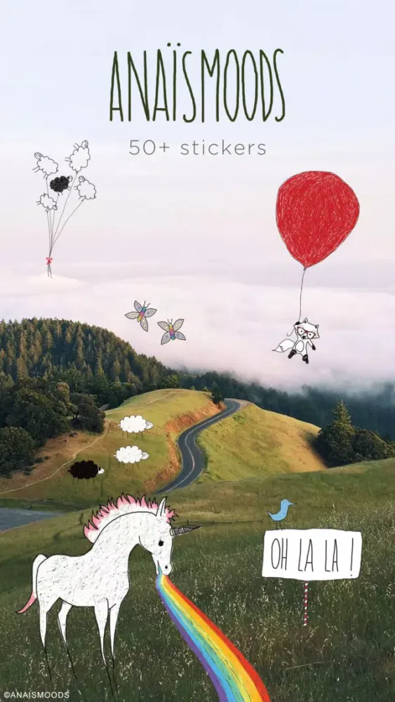 Captures d'écran de ANAISMOODS: Stickers by Anaïs Godard