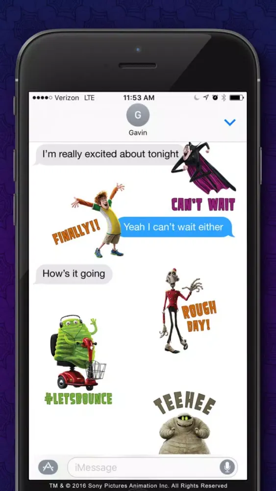 Tangkapan layar Hotel Transylvania ™ Stickers