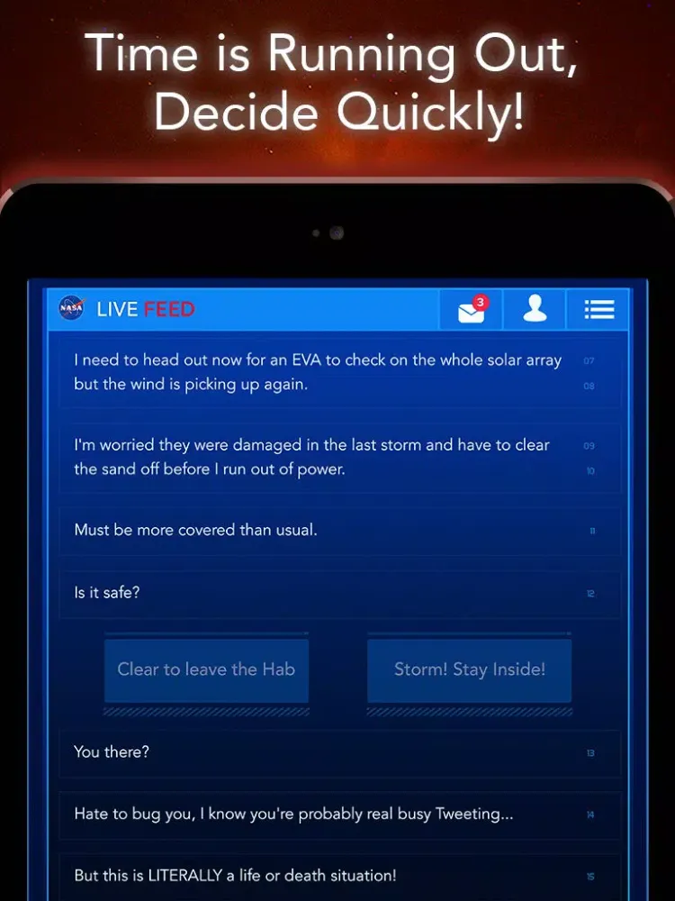 The Martian: Official Game iPad  Screenshots