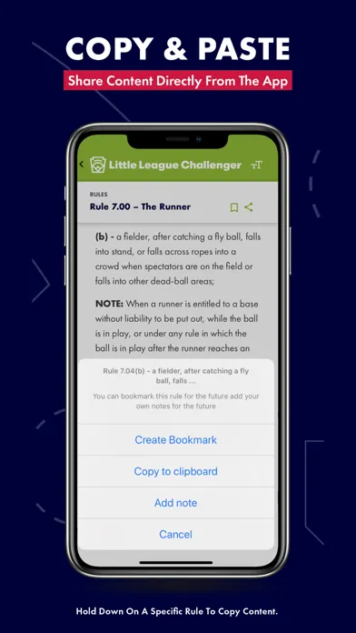 Скриншоты Little League Rulebook