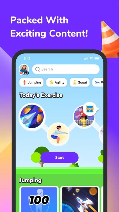 Tangkapan layar JumpStar-Motion Sensing Games