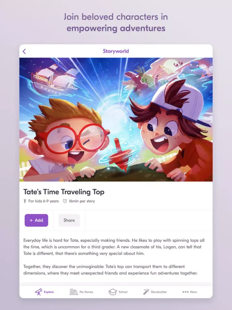 Bedtime Stories - read & tell iPad 应用截图