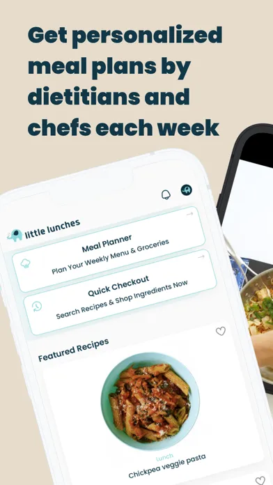 Capturas de pantalla de Little Lunches - Meal Planning
