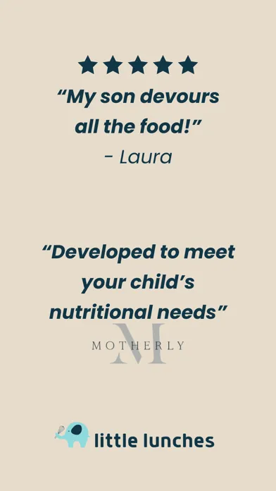 Capturas de pantalla de Little Lunches - Meal Planning