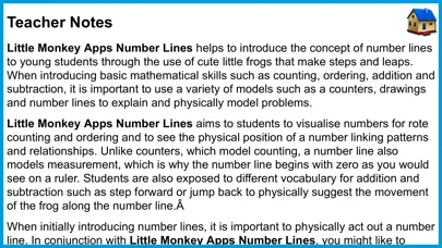 Capturas de tela do Teaching Number Lines