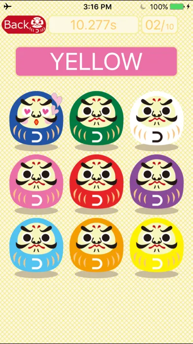 Capturas de tela do Brain training game -Daruma Tap-