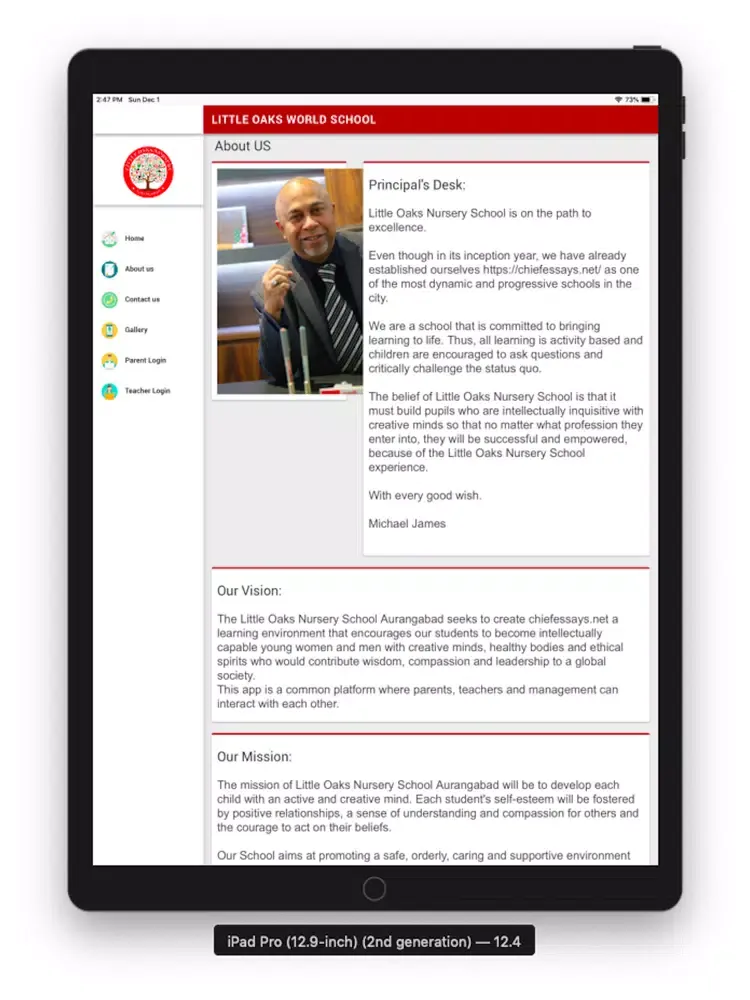 Capturas de pantalla de Little Oaks Nursery School iPad 
