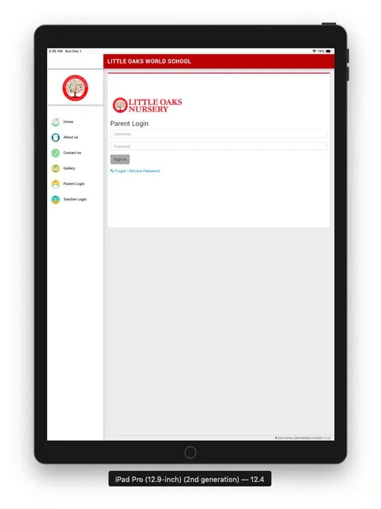Capturas de pantalla de Little Oaks Nursery School iPad 