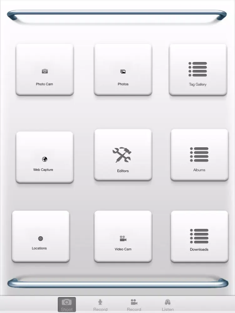 ภาพหน้าจอของ CapturePro iPad 