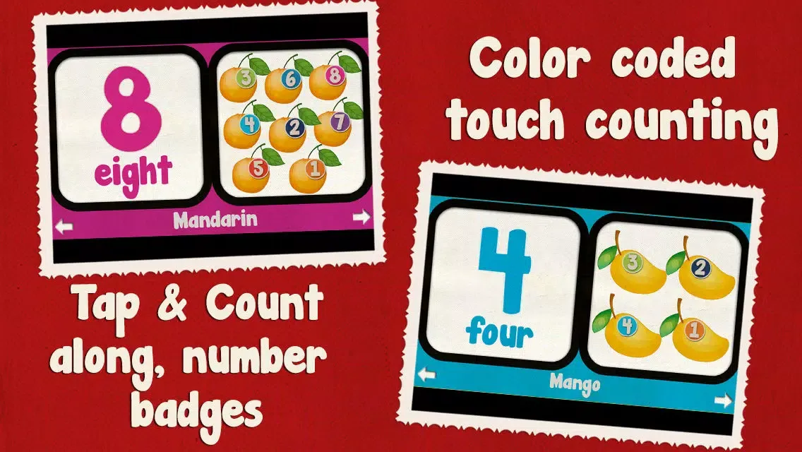 Скриншоты Toddler Counting 123 - Fruit Salad