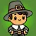 Little Pilgrim aprender Inglês