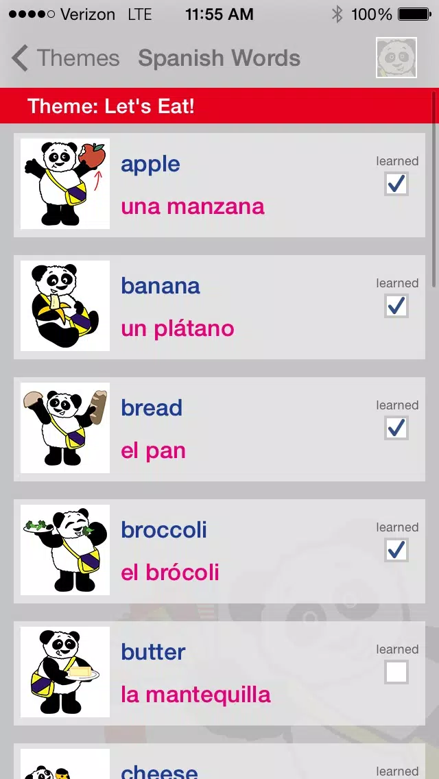 Ảnh chụp màn hình của PimTrack - Language Learning for Kids
